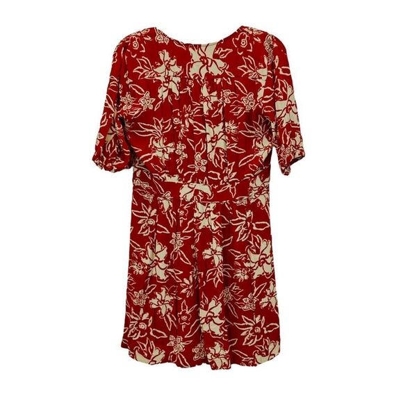 BA&SH Soma Short‎ Floral Dress in Brick size Small Button UP Front Size 3 - Picture 4 of 8